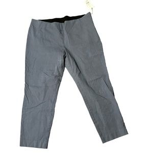 NWT a new day size 16 office work pull on stretch pant blue/grey